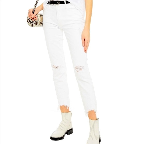 MOTHER DENIM The Flirt Ankle Chew Jeans NWT Sz 32 - Picture 8 of 16